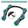 6 Loudspeakers Neckband Bluetooth Speaker Wireless Wearable Speakers Outdoor Music Player HIFi Sound Mic for Sporting Running