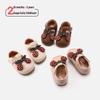 Spring 2026 Stylish Korean Toddler Pre-Walking Leather Shoes - Soft Sole, Non-Slip, Fashionable.