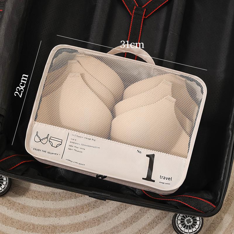 Travel Organizer Bags: Suitcase Storage for Clothes, Underwear, Pants, and Shoes - Ideal for Business Trips