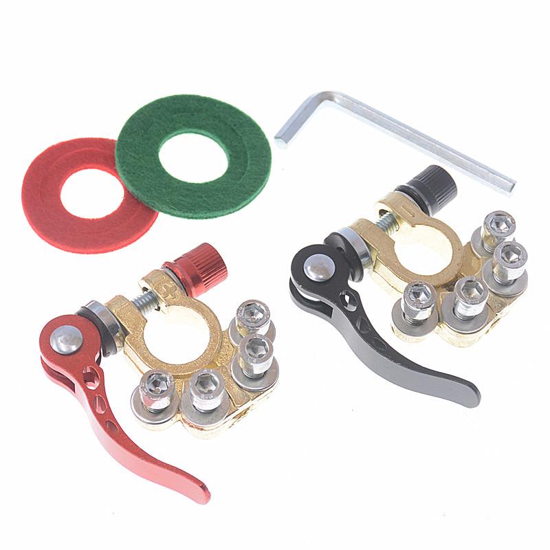 Zinc Alloy Car Battery Terminal Quick Release Clamp with Multiple Wiring Ports