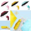 Folding Capsule Small Umbrella Pill Package Portable Travel Sunny Day Rainy