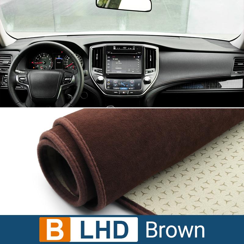 Auto Armaturenbrettabdeckungen Vermeiden Lichtpolster Sonnenschutz Anti-UV Teppiche Rutschfeste Matten Für Toyota Crown S210 2013 2014 2015 2016 2017