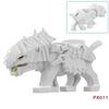 MOC Medieval Wolf Building Blocks Castle Army Knight Soldiers Figures Mount Animal Bricks Toys Gift DF004