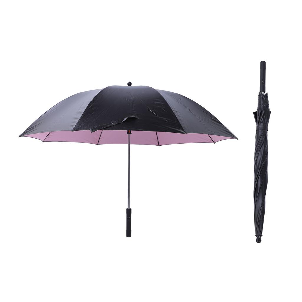Sun and Rain Umbrella 90cm Length USB Interface Portable UV Sun Umbrella with 3000mah Cooling Fan