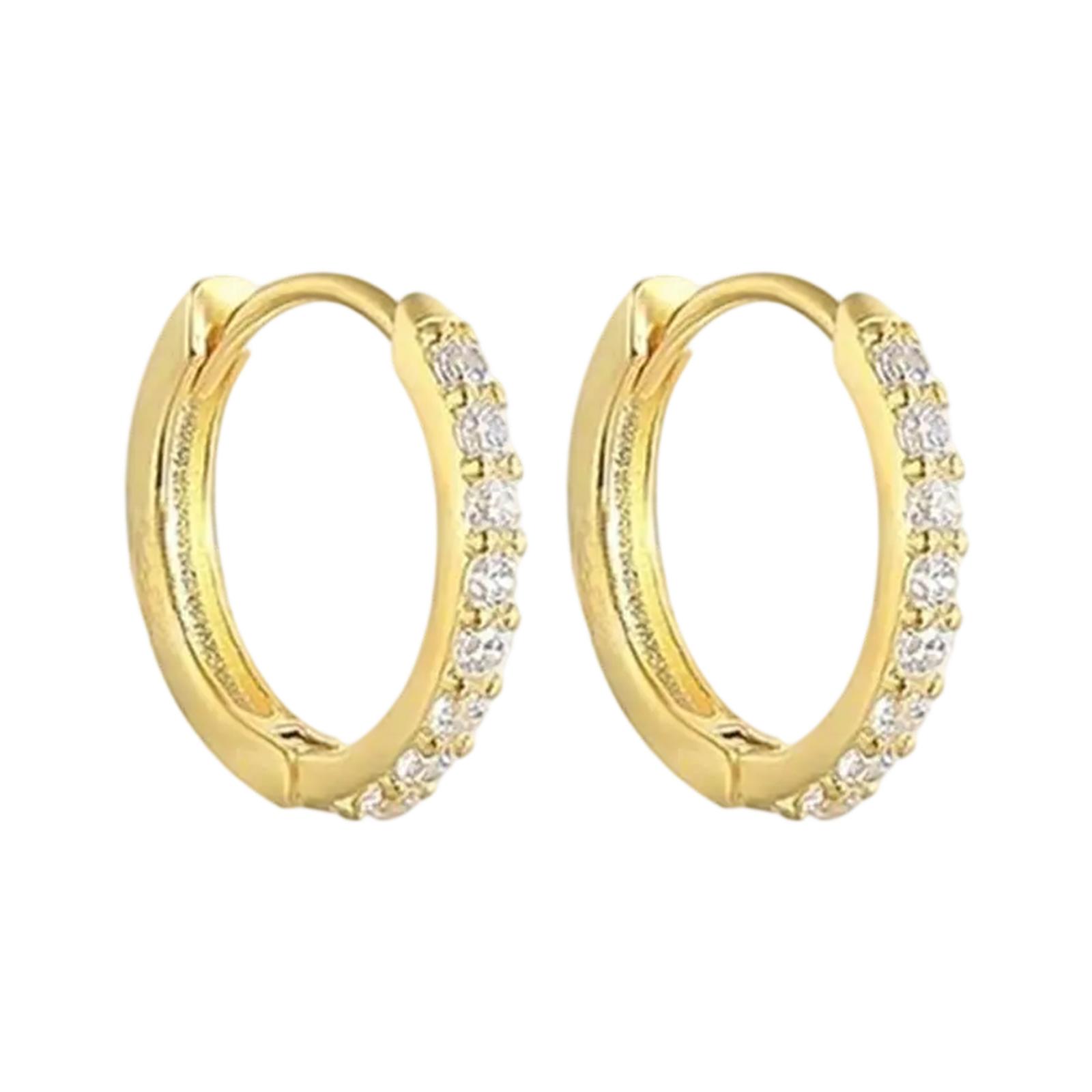 

Элегантные серьги-кольца с цирконами для женщин и девушек, удобные аллойные каффы, модные ювелирные аксессуары 9