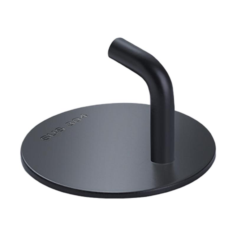 

Настенный крючок для 1 грн., прочный несущий крючок для одежды, вешалка для полотенец, подвесной органайзер для кухни, спальни, ванной комнаты чёрный