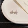 Korean sweet five-pointed star stud earrings women's light luxury niche design high-end earrings exquisite fashion temperament ear jewelry