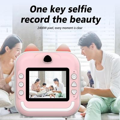 Children Instant Print Camera Kids Video Pography Digital Po Camera Toy Mini Thermal Printer for Boy Girls Birthday Gift