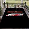 Custom Text Printed Rug F1 Non Slip Floor Carpet For Home Room Decor