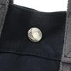 HERMES Fourre ToutPM Handbag black canvas unisex Used