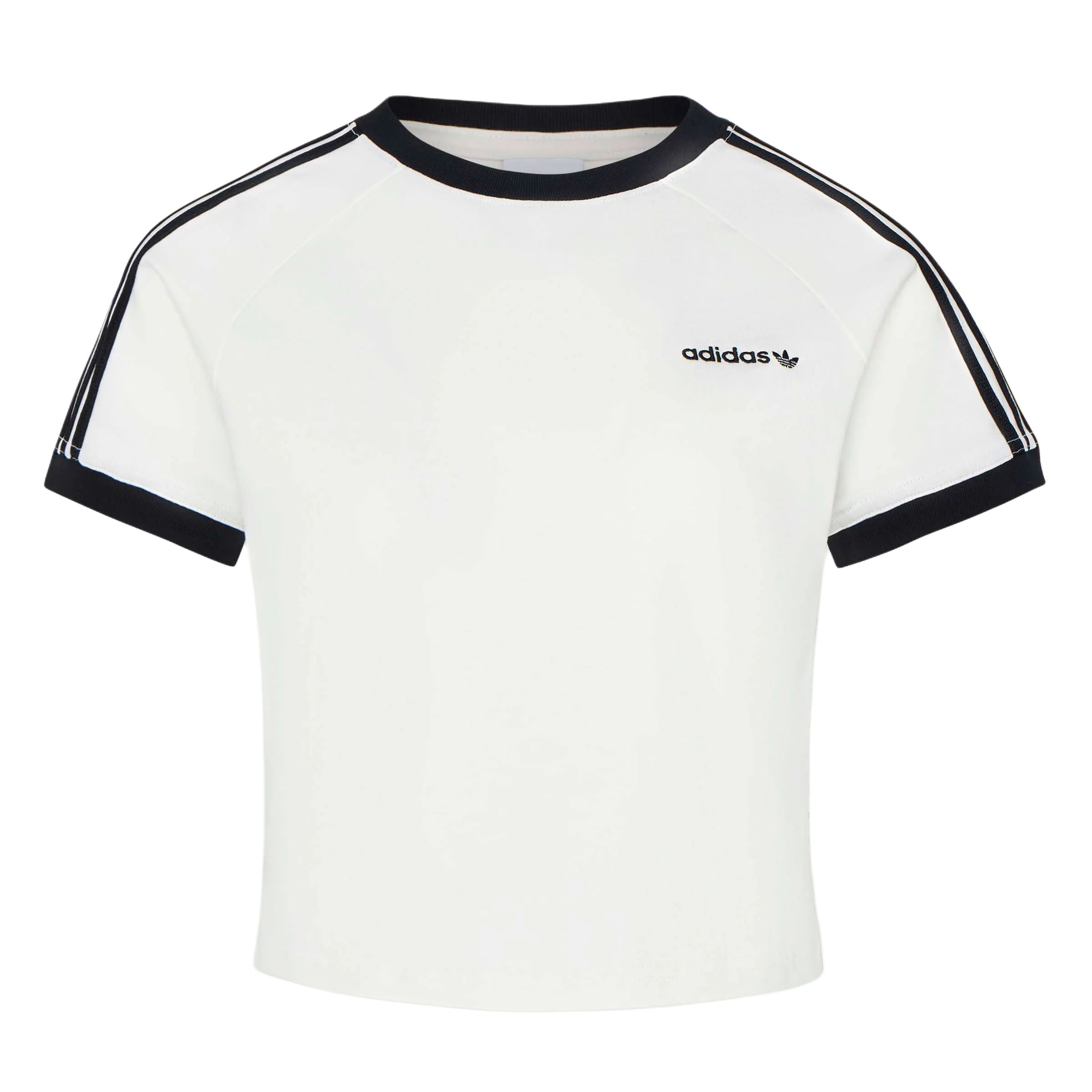 

Adidas Originals Round Neck Pullover Three Stripes Short Sports T-Shirt Women tops KX7968 XL