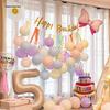 First Birthday Balloon Decoration Set for Kids - Party Background Wall for Boys & Girls