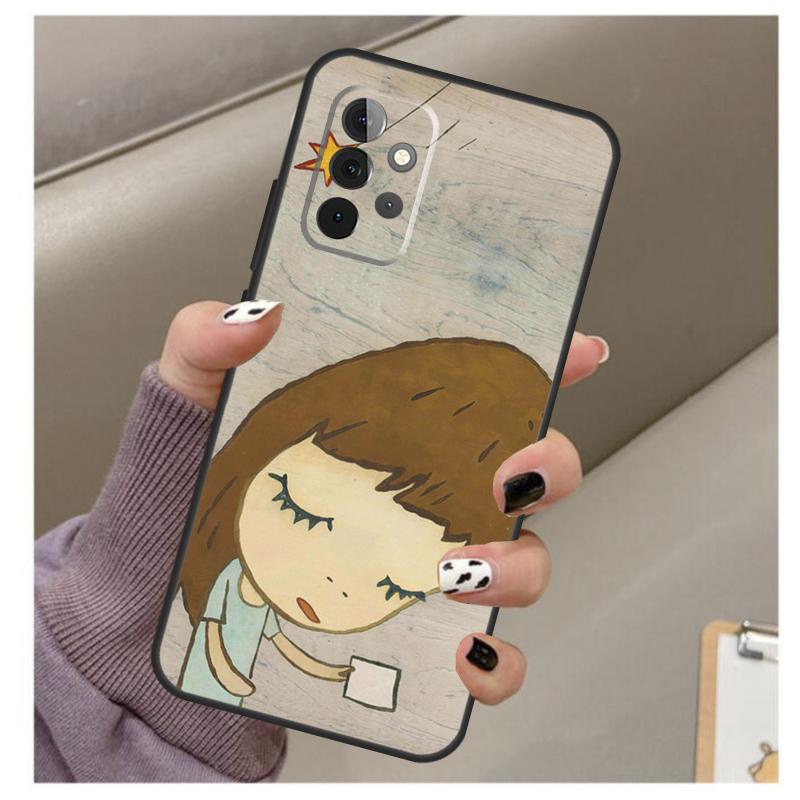 

Мультяшный Эстетичный Чехол Yoshitomo Nara Для Samsung Galaxy A56 A16 A26 A36 A06 A52 A53 A33 A13 A34 A54 A14 A15 A35 A55 A22 A32 Samsung A32 5G