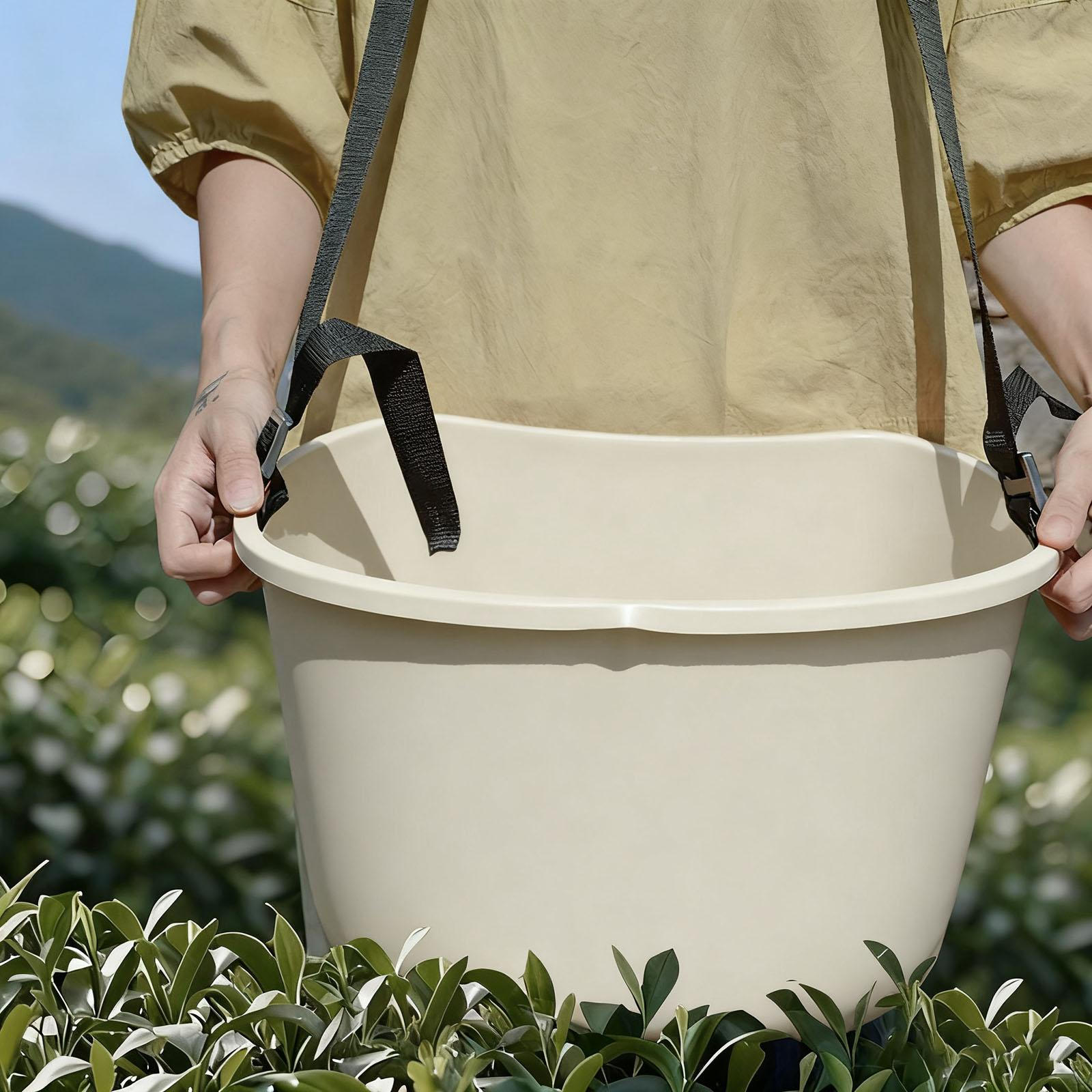 

Корзина для сбора урожая Садовый инструмент Многофункциональная, с регулируемым плечевым ремнем, Ведро для сбора, для двора