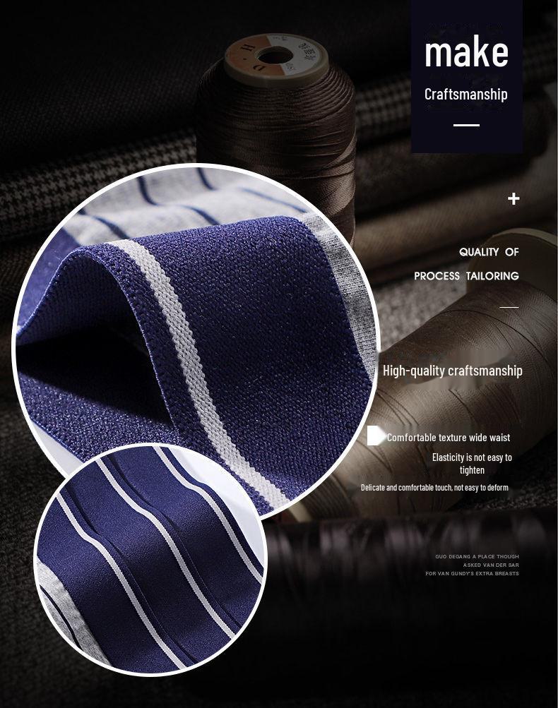 [4er-Pack] Langsha Herren-Boxershorts aus Baumwolle – mittlere Leibhöhe mit Schlitzen