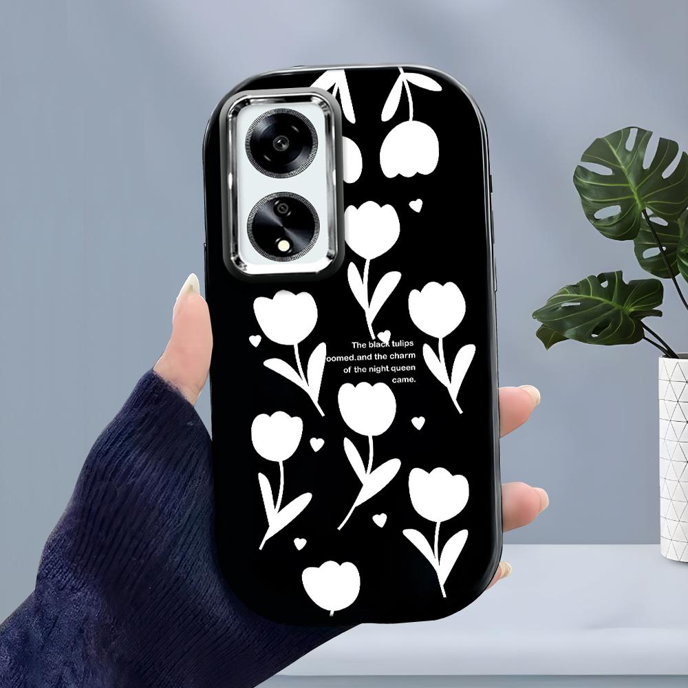 Solid Color Silver Edge Lens Soft Liquid Silicone Shockproof Phone Case for iPhone Samsung Huawei Honor Xiaomi Redmi OPPO Realme Vivo Infinix Tecno