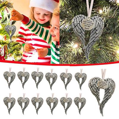 Feather Love Pendant Feather Ball A Piece Of My Heart Is In Heave Memorial Ornament