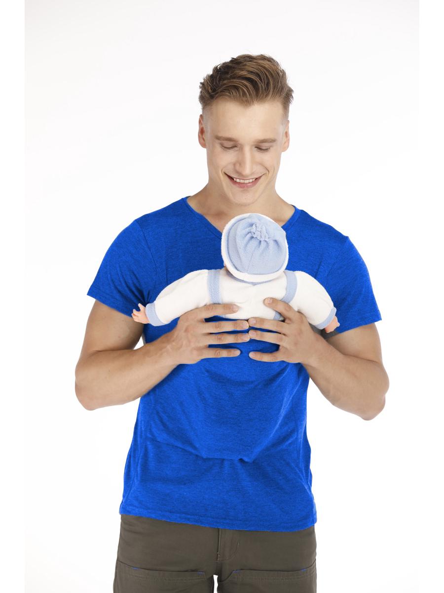 

Kangaroo Mom & Dad Multifunctional Nursing Pullover Casual Round Neck T-shirt 4XL