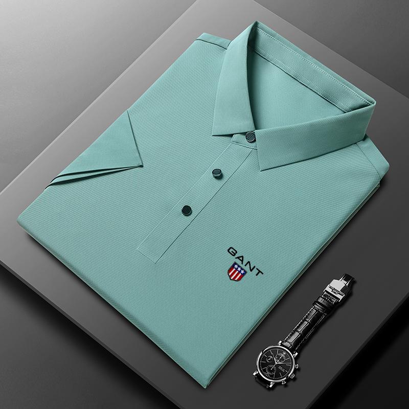 Gant 2025 Sommer Ny Broderi Business Fritid Poloskjorte