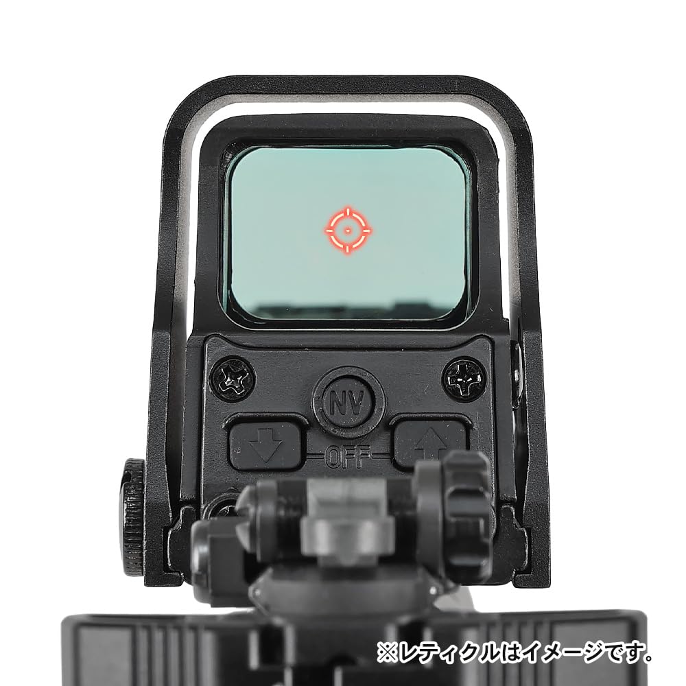 Ryohin Buhin IOTECH 551 Holographic Dot Sight Replica with Ruby Lens for 20mm Rails (Black)