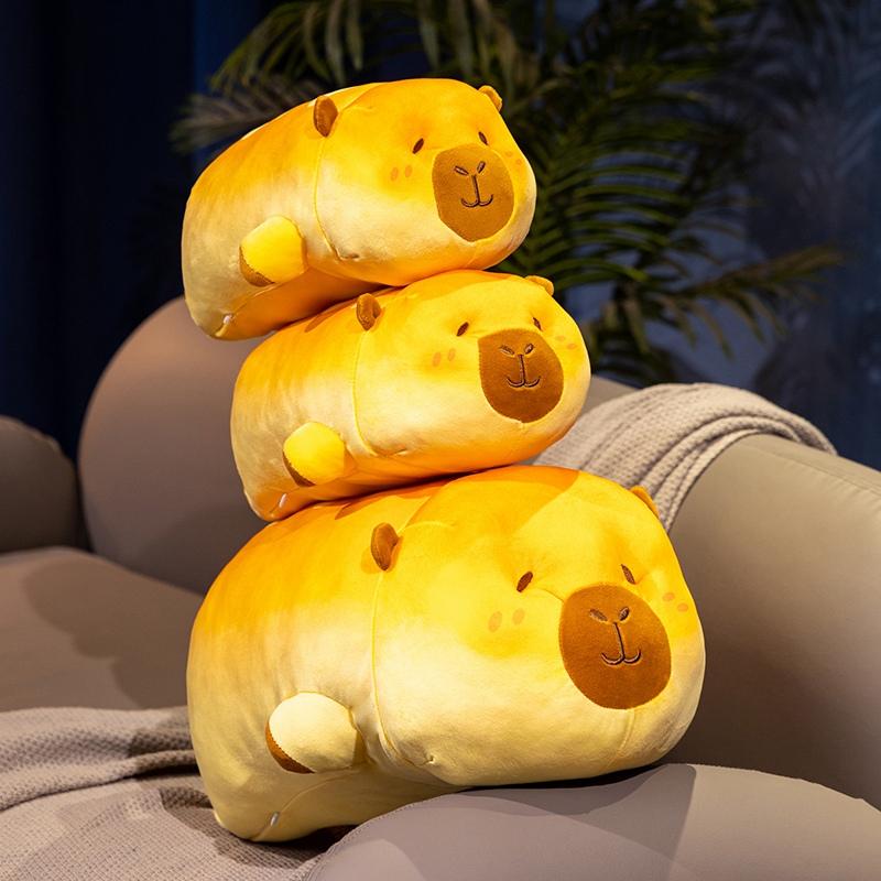 Bread Capybara Gentle Stuffed Plush Playthings Cute And Charming Capybara Plushies Animal Doll Sofa Cushion Hugging Pillow Designed For Home Decors