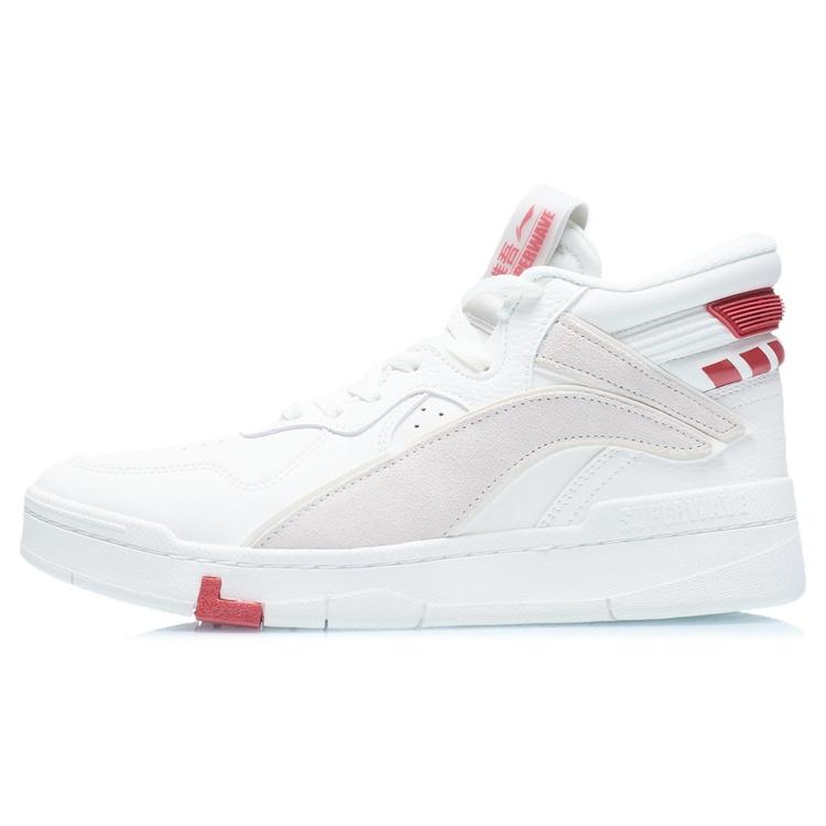 Li-Ning Superwave Mid  White Red  Men s AGCR233-1 EU 42⅓