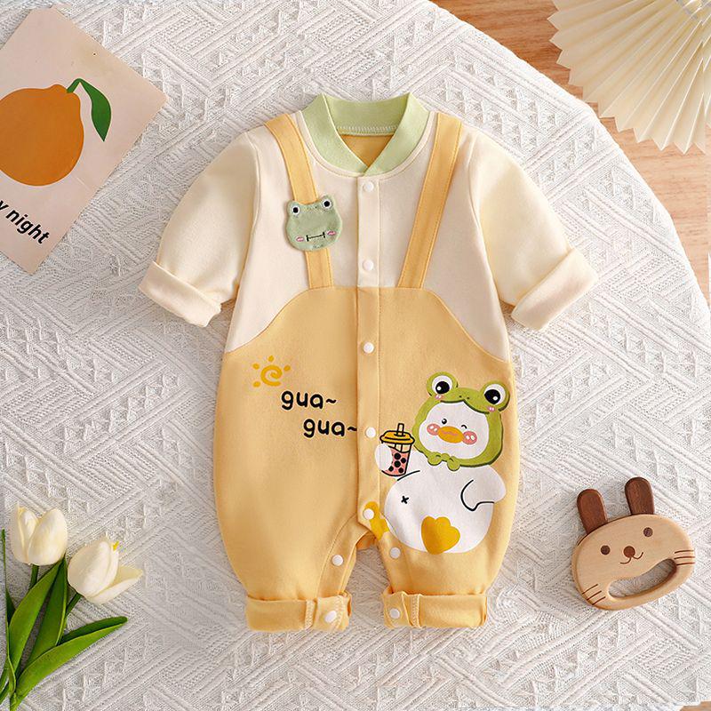 

Autumn Pink Baby Girl Romper - Cute Rabbit Onesie for Crawling & Early Spring Outings 80cm