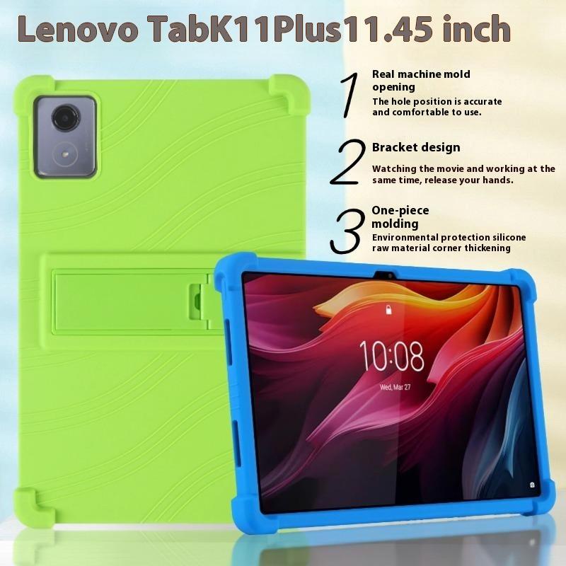 Για Lenovo Tab K11 Plus Θήκη Σιλικόνης με Σταντ Ανθεκτικό Προστατευτικό Κάλυμμα