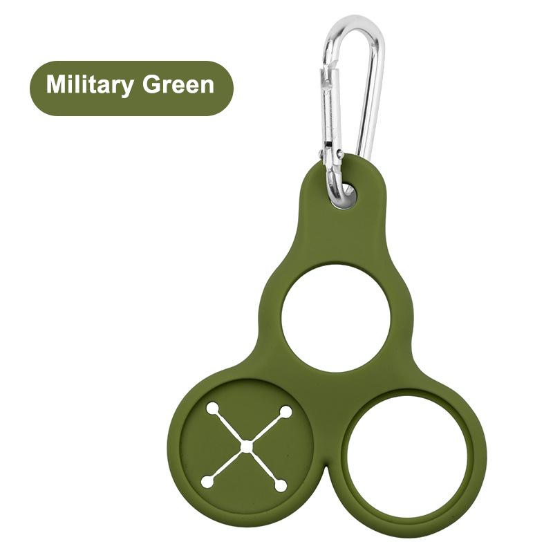 Silicone Water Bottle Buckle Water Bottle Holder 3 Holes Drink Bottle Holder Hook Multifunctional For Outdoor Activities