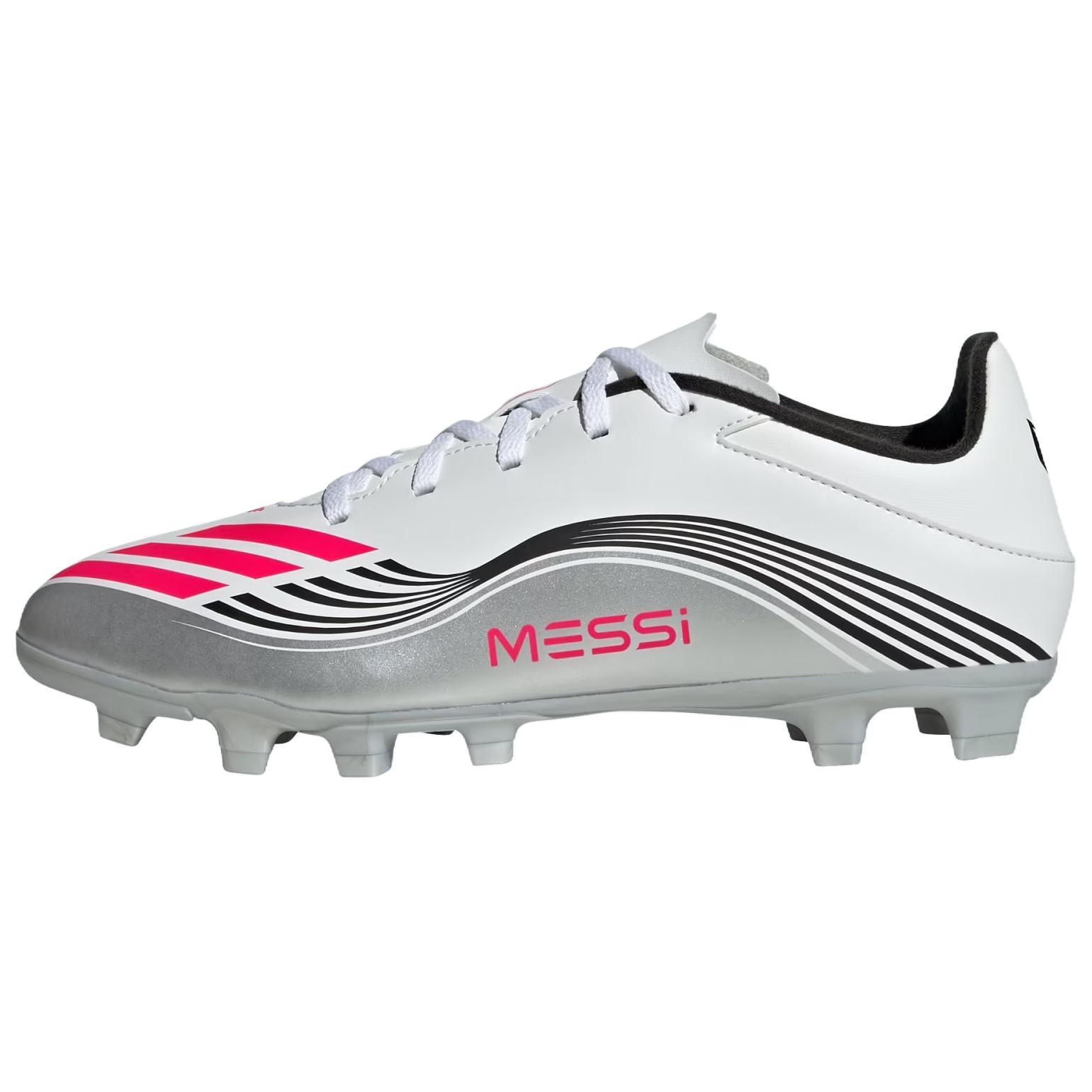 

Adidas F50 Club Versatile Comfortable Durable Soccer Shoes Men sneaker White Silver JP7443 42
