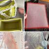 2PCS Sewing Plastic Canvas Sheets Black/White Mesh Sheets For DIY Embroidered Woven Crafts 30*20cm
