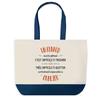 Tote Bag - PLANETEE - Shopping Bleu Renaud Also Great - Cotton - Blue - Sturdy Handles