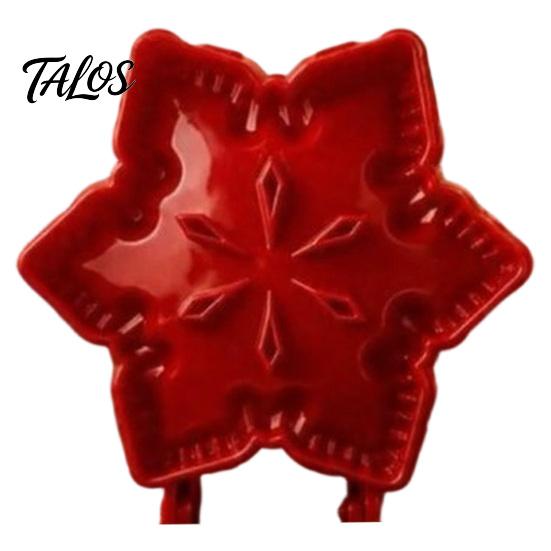 Baking Gifts for Enthusiasts Christmas Hand Press Pie Mold, Plastic Pastry Dough Neatly Cut Cookie Cutters DIY Holiday Treats