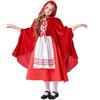 New children's Halloween fairy tale Little Red Riding Hood dress retro court cosplay costume parent-child costume
