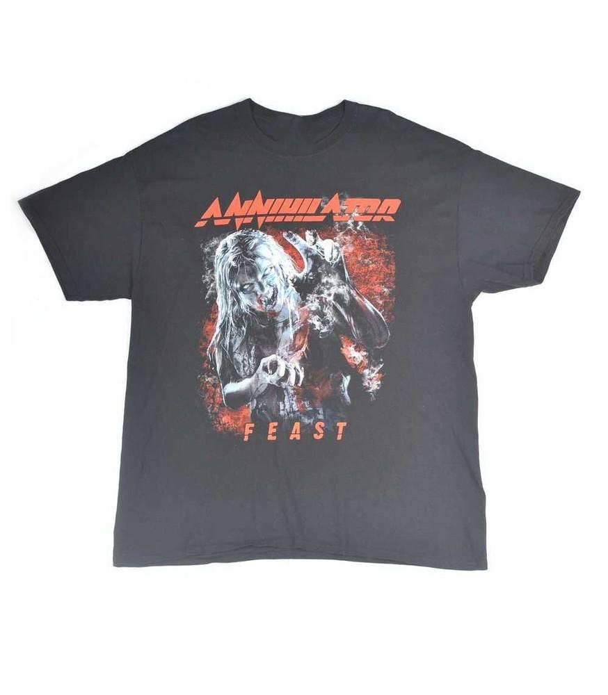 

New Annihilator Feast On Europe Tour 2013 Gift For Fans Unisex S-5XL Shirt CT173 Unisex T-Shirt XXL