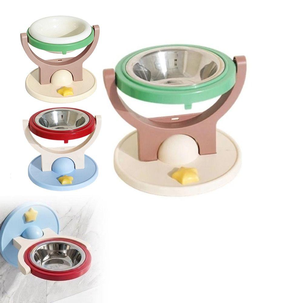 Floor Standing Pet Feeder Bowl Space-saving Wall-Mounted Pet Bowl New 2 IN 1 Pet Bowl Indoor Use