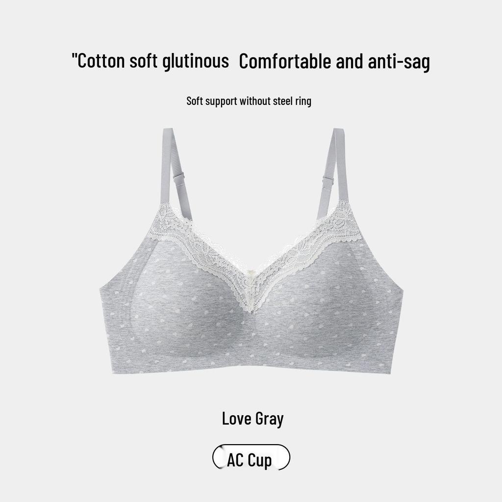 Sweet Girl Seamless Floral Push-up Bra for Small Busts - Enhances Size, Reduces Side-Boobs, Wireless Comfort