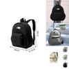 Urban Minimalist Polyester Foldable Backpack For Men And Women