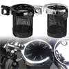Motorbike Beverage Holder Mesh Cup Pocket with 22 Mm Handlebar Clamp, for Daily Use, Road Travel and Commute Miles