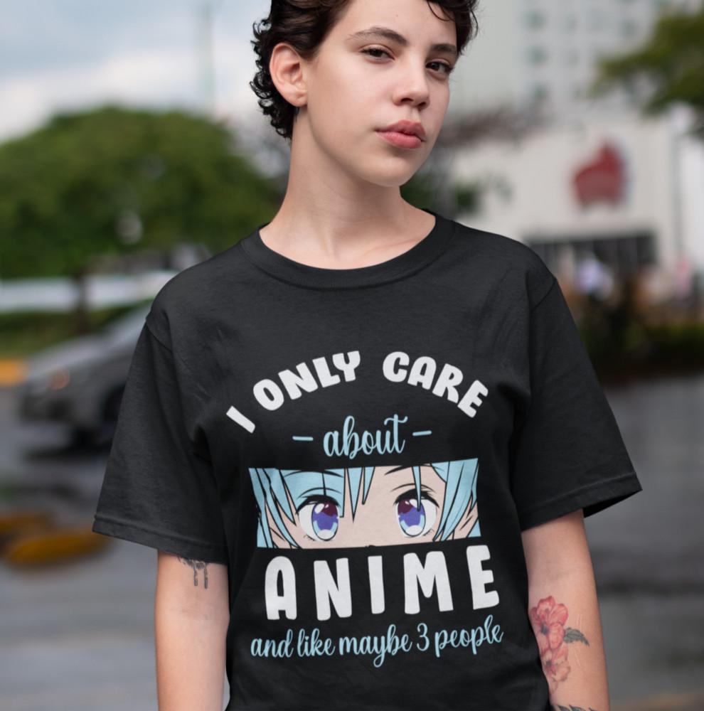

I-Only-Like-3-People-Anime-Japanese Cosplay Anime Women Oversized Shirt S-XXXL 4XL