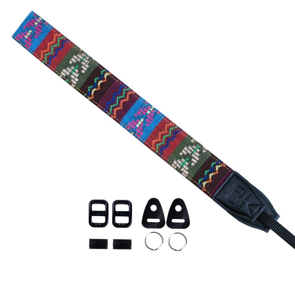 VKO Camera Shoulder Vintage Canvas Neck Adjustable Shoulder Strap for and Digital SLR Cameras Strap, Strap, Nikon, Canon, Sony,