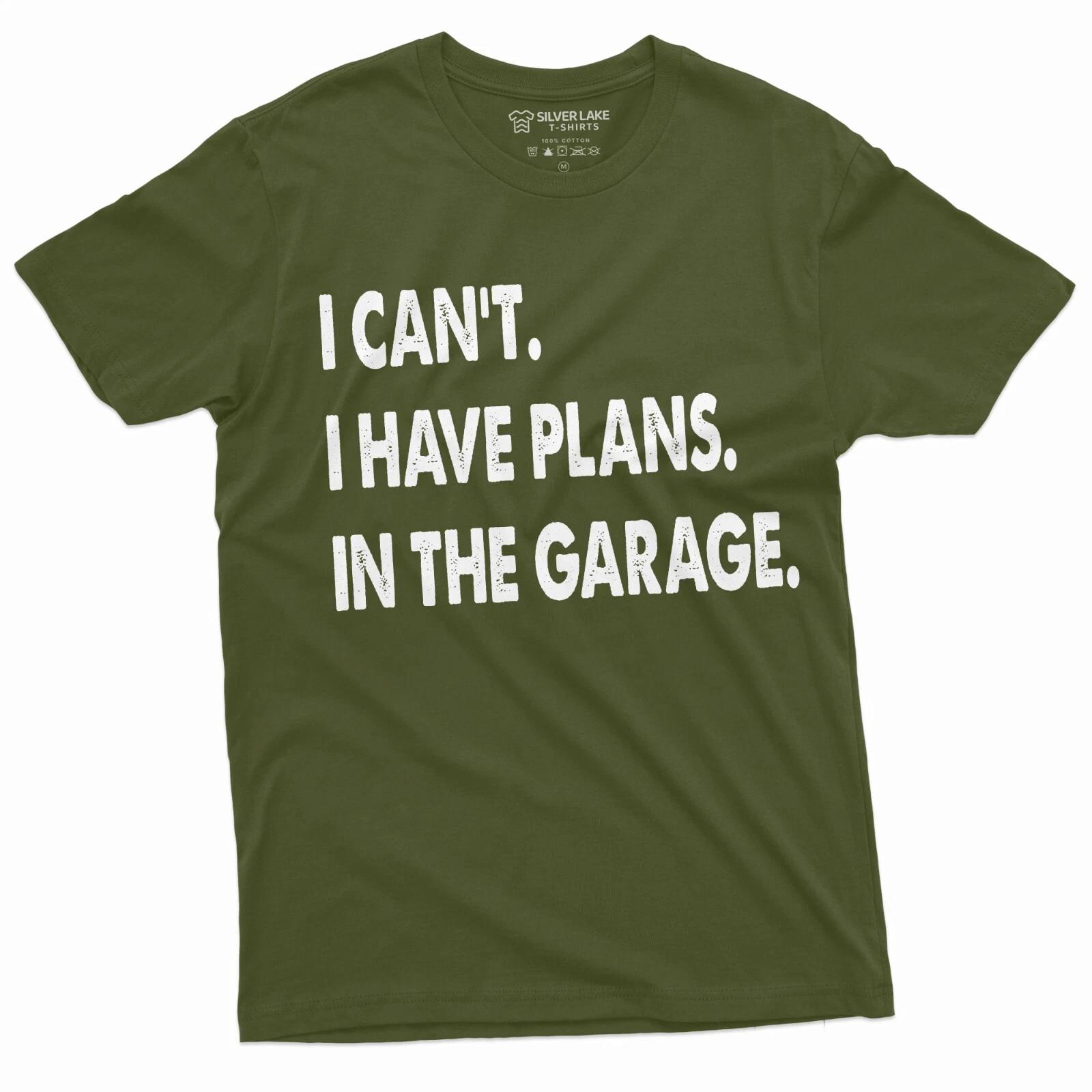 Men s Funny Garage Plans T-shirt Fathers day Gift Idea Dad Husband Grandpa Tee XL