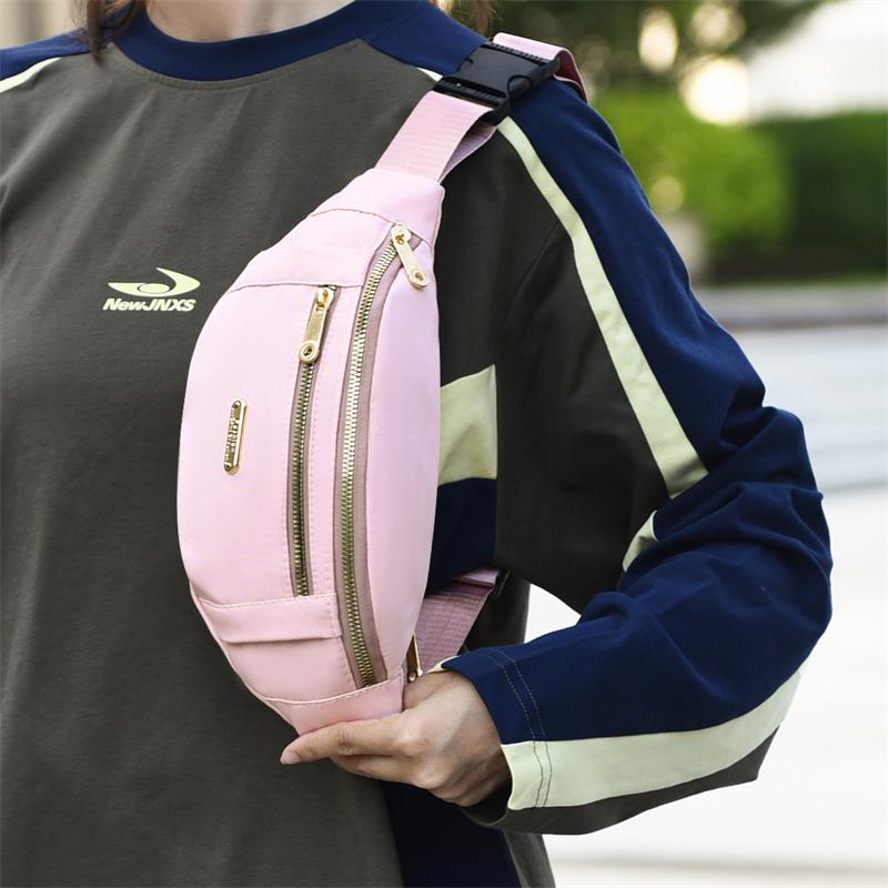 Waist Bags for Women Polyester Leisure Color Waist Bag Shoulder Crossbody Chest Bags Handbags All-Match Messenger Belt Bags