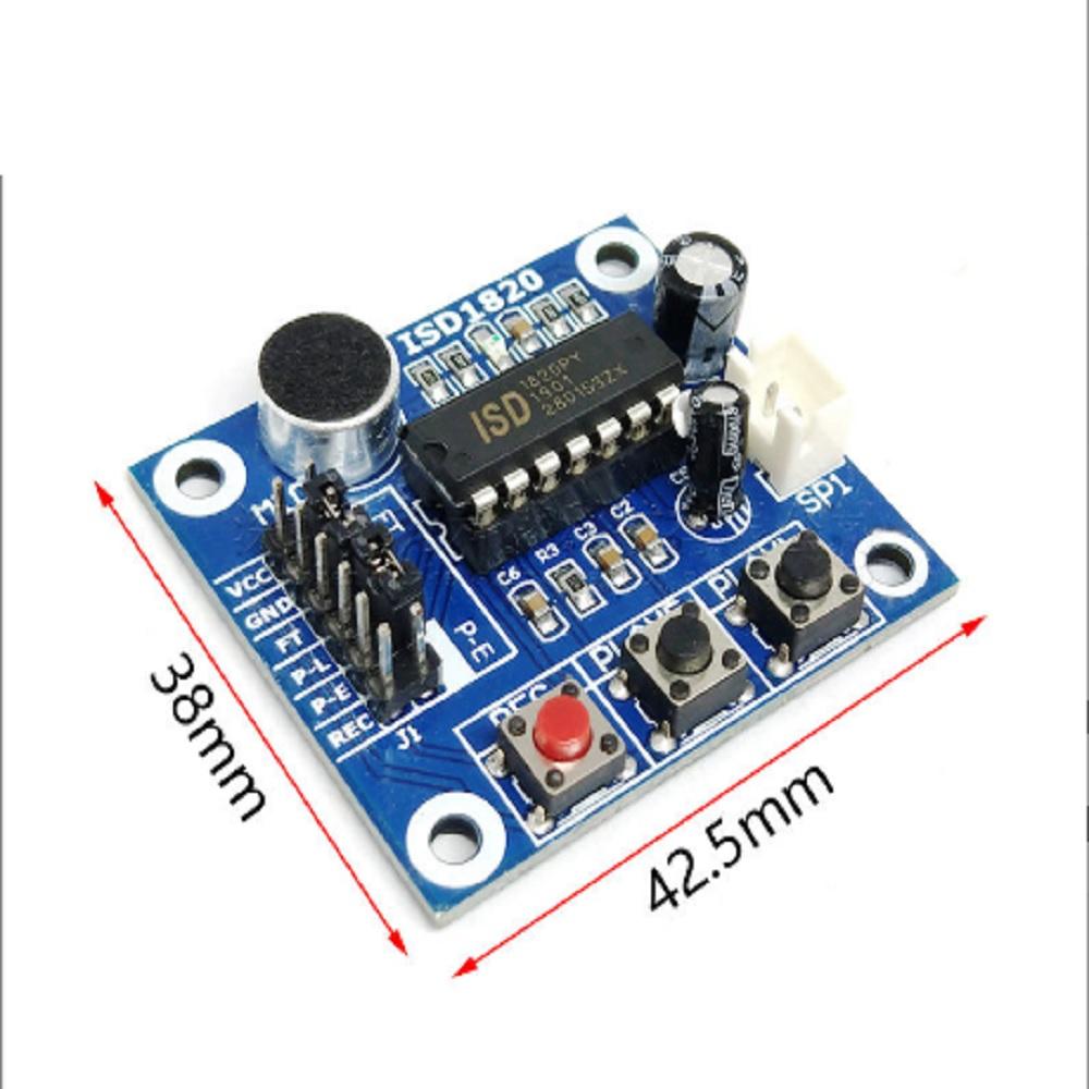 ISD1820 Sound Voice Recording Playback Module Board Looping/Inching/Single Pass