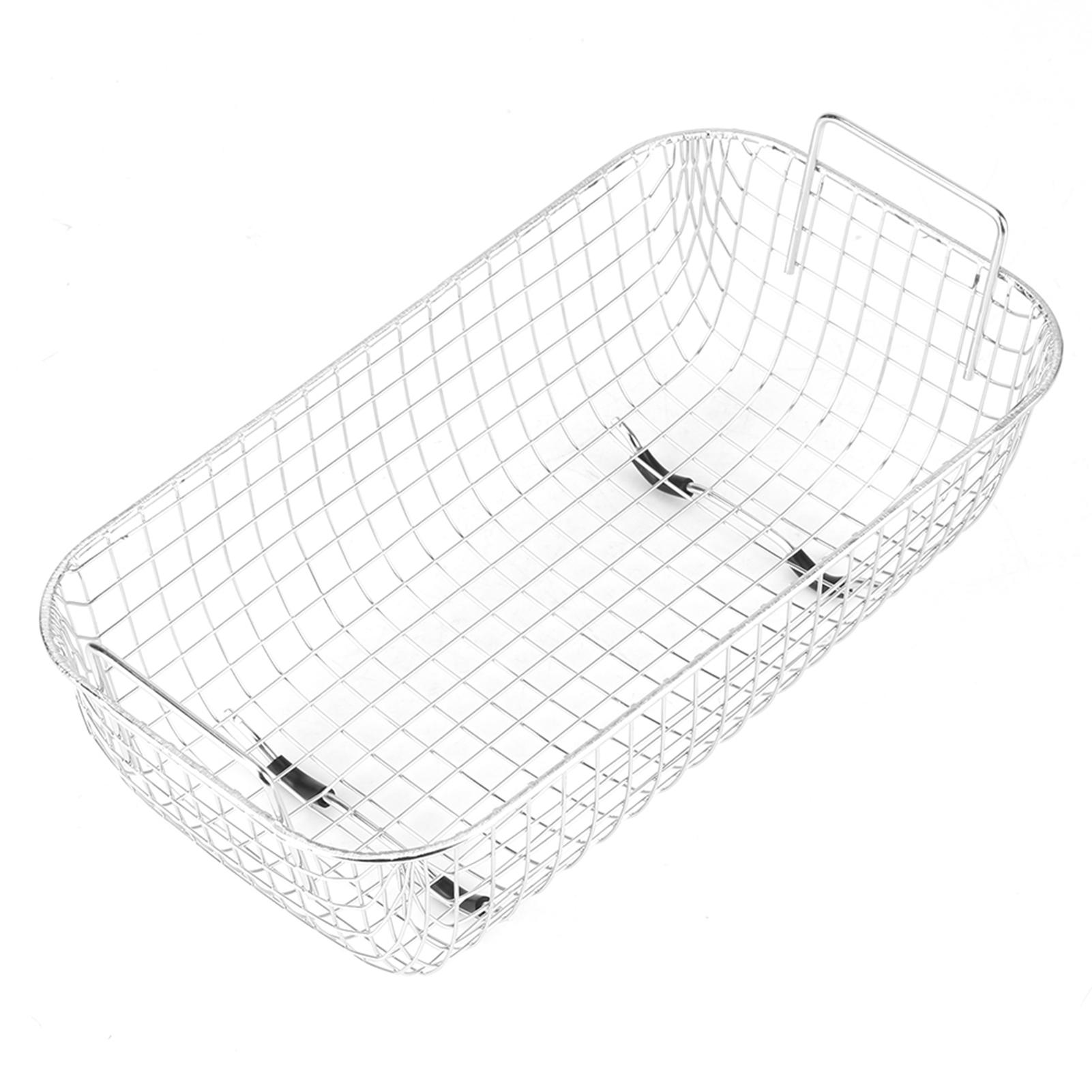 1pc Stainless Steel Ultrasonic Cleaner Heated Cleaning Tank Machine with Basket (3L) stainless steel