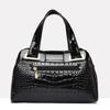 Glossy Boston Handbag One Shoulder Crossbody Women's Bag