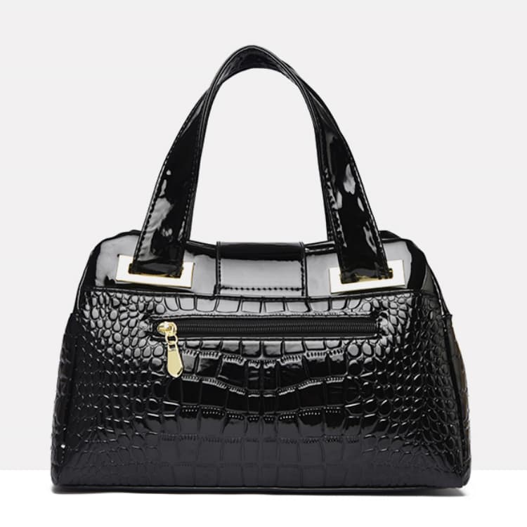 Glossy Boston Handbag One Shoulder Crossbody Women's Bag