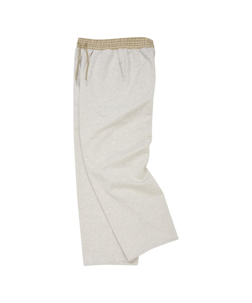 LMR Star Applique Point String Sweatpants Oatmeal