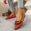 N Nü Spring/Summer New Pointed Toe Flat Single Shoes Large Size Fashion Flying Weaving One Step Casual Women's Shoes
