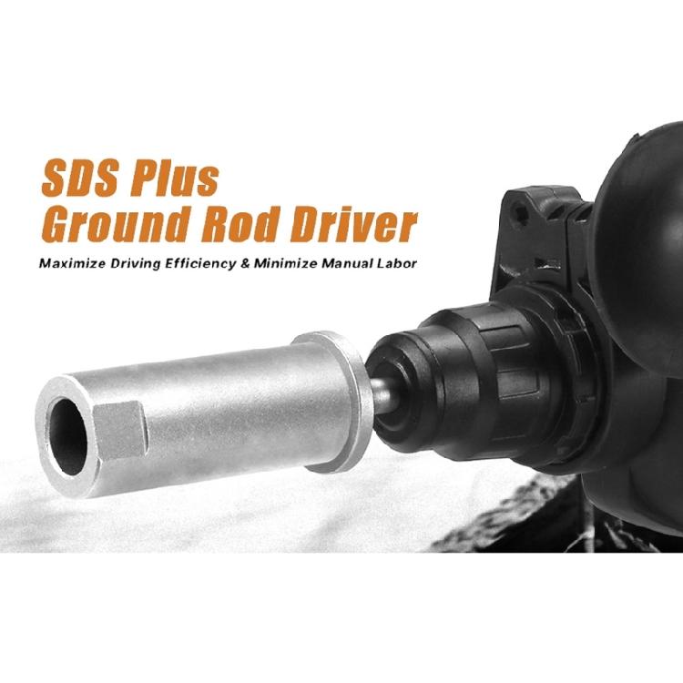 Multipurpose Drill Adapter Tool Removable Adapter for Ground Rod Installation In Outdoor Fence Construction